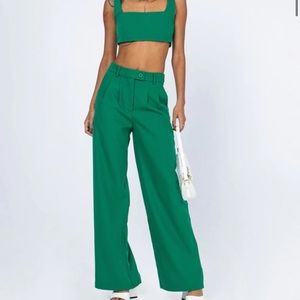 Princess Polly Green Huxley TOP only